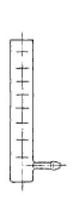 Цилиндр Снеллена-400 с калибровкой шкала 0-40 см(350 мл) (Клин/399)