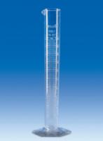 Цилиндр мерный VITLAB, 2000 мл, класс B, высокий, рельефная шкала, SAN (Артикул 65391) уп.3шт